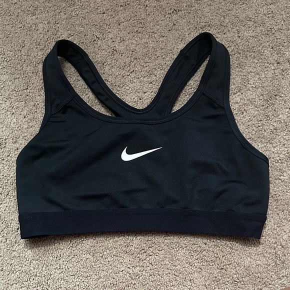 Nike Other - Nike Women's Black Sports Bra with White Swoosh